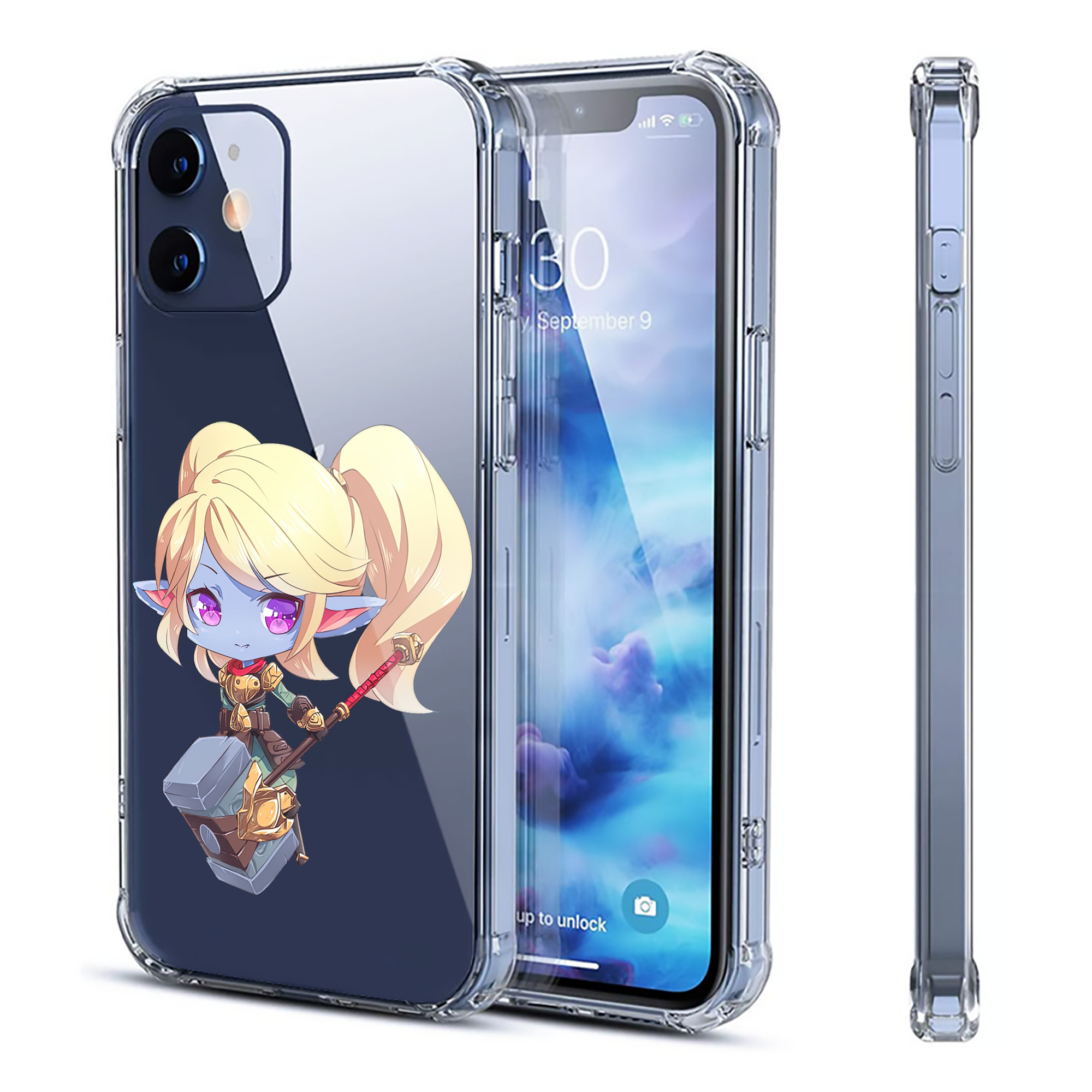 （画像用） リーグ・オブ・レジェンド League of Legends LOL 【iPhone 12シリーズ対応】透明スマホケース（クリアソフトケース）
